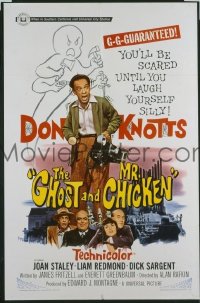 r674 GHOST & MR CHICKEN one-sheet movie poster '65 Don Knotts