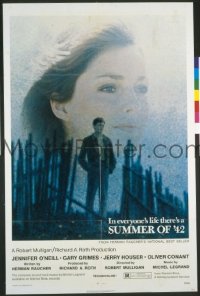 s290 SUMMER OF '42 one-sheet movie poster '71 Jennifer O'Neill
