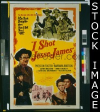 #7796 I SHOT JESSE JAMES 1sh '49 Sam Fuller