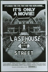#1462 LAST HOUSE ON DEAD END STREET 1sh '77 