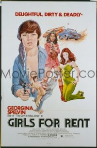 #7407 GIRLS FOR RENT 1sh '74 Georgina Spelvin 