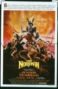 Q264 NORSEMAN one-sheet movie poster '78 AIP, Lee Majors, Wilde