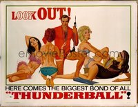 #353 THUNDERBALL subway '65 Bond, Look Out!