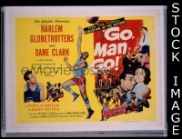 R590 GO MAN GO half-sheet '54 Harlem Globetrotters!