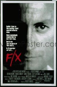 P596 F/X one-sheet movie poster '86 Bryan Brown, Brian Dennehy