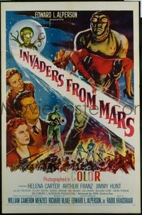 #3584 INVADERS FROM MARS 1sh R55 Jimmy Hunt