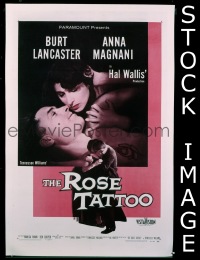 #4137 ROSE TATTOO 1sh '55 Lancaster, Magnani