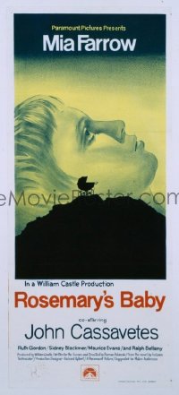 p648 ROSEMARY'S BABY Australian daybill movie poster '68 Polanski, Farrow