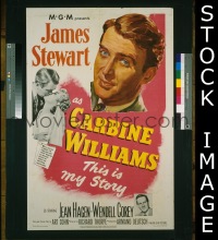 #0529 CARBINE WILLIAMS 1sh '52 James Stewart 