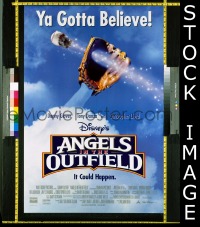 H084 ANGELS IN THE OUTFIELD double-sided one-sheet movie poster '94 Danny Glover