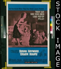 #8306 STOLEN HOURS 1sh '63 Susan Hayward 