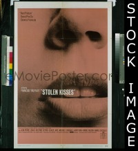 #617 STOLEN KISSES 1sh '69 Truffaut 