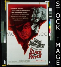 #0351 BLACK PATCH 1sh '57 Montgomery,Brewster 