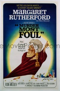 #9514 MURDER MOST FOUL 1sh '64 Rutherford 