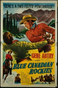 BLUE CANADIAN ROCKIES 1sheet