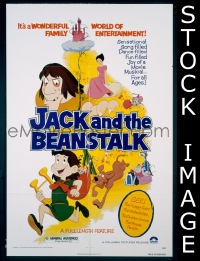 #0815 JACK & THE BEANSTALK 1sh '76 cartoon! 