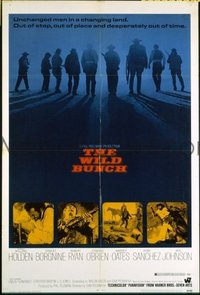 VHP7 504 WILD BUNCH one-sheet movie poster '69 Sam Peckinpah, Holden, Borgnine