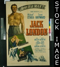 A649 JACK LONDON one-sheet movie poster '43 Michael O'Shea, Hayward