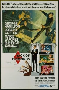 #7822 JACK OF DIAMONDS 1sh 67 George Hamilton