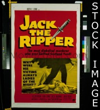 #475 JACK THE RIPPER 1sh '60 Patterson, Byrne 
