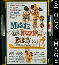 MUSCLE BEACH PARTY 1sheet
