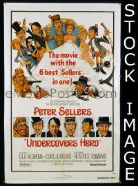 #5620 UNDERCOVERS HERO 1sh '75 Peter Sellers 
