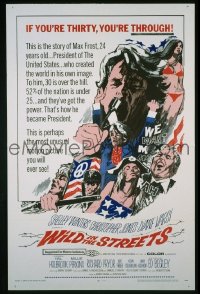 s427 WILD IN THE STREETS one-sheet movie poster '68 AIP classic!