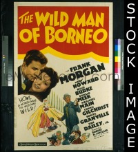 #5717 WILD MAN OF BORNEO 1sh '41 Frank Morgan 