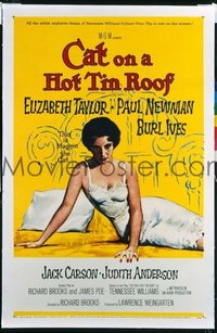 308 CAT ON A HOT TIN ROOF ('58) 1sheet