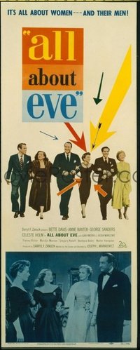 v267 ALL ABOUT EVE  insert '50 Bette Davis, Anne Baxter