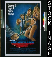 A865 MUTILATOR one-sheet movie poster '84 cool horror image!