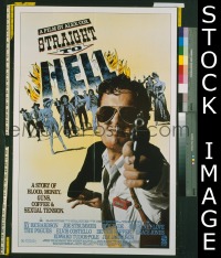 #8312 STRAIGHT TO HELL 1sh '87 Alex Cox 