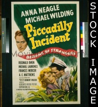 #590 PICCADILLY INCIDENT 1sh '48 Neagle 