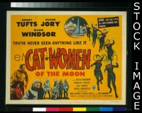 #9098 CAT-WOMEN OF THE MOON Title Lobby Card '53 Windsor