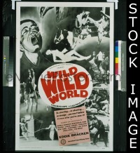 #596 WILD WILD WORLD 1sh '65 Elvis! 