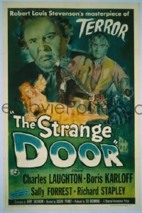 #600 STRANGE DOOR 1sh '51 Boris Karloff 