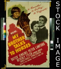 MY BROTHER TALKS TO HORSES 1sheet