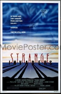 s282 STRANGE INVADERS one-sheet movie poster '83 Paul Le Mat, sci-fi!