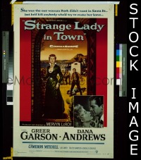 #514 STRANGE LADY IN TOWN 1sh '55 Garson 
