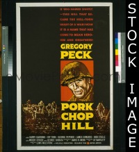 #1167 PORK CHOP HILL 1sh '59 Gregory Peck 