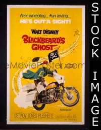 P235 BLACKBEARD'S GHOST one-sheet movie poster R76 Walt Disney