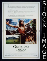 #254 GREYSTOKE 1sh '83 Lambert as Tarzan 