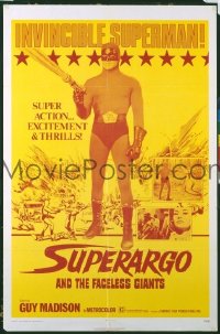 #266 SUPERARGO & THE FACELESS GIANTS 1sh '71 