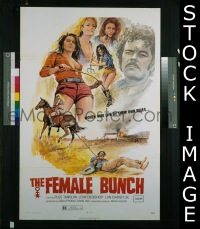 #207 FEMALE BUNCH 1sh '69 sexy western! 
