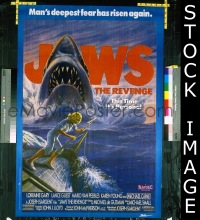 f551 JAWS: THE REVENGE one-sheet movie poster '87 this time it's personal!