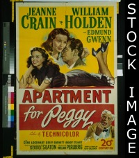 #039 APARTMENT FOR PEGGY 1sh '48 Crain,Holden 
