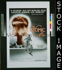 r099 ATOMIC CAFE one-sheet movie poster '82 nuclear bomb documentary!