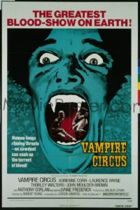 #5372 VAMPIRE CIRCUS 1sh '72 Hammer horror
