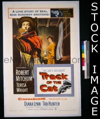 #612 TRACK OF THE CAT 1sh '54 Mitchum, Wright 