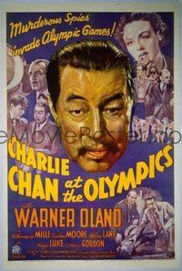 081 CHARLIE CHAN AT THE OLYMPICS linen 1sheet